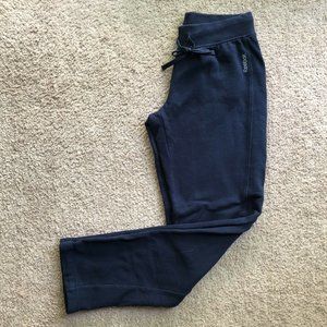 Reebok Women's Fleece Joggers/Track Pants, Size Small, Navy Blue, Polyester